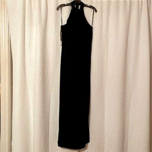 NWT Cache evening gown.  Black.  Backless. Beaded. Size 10.Sexy Bling. - Picture 2 of 16